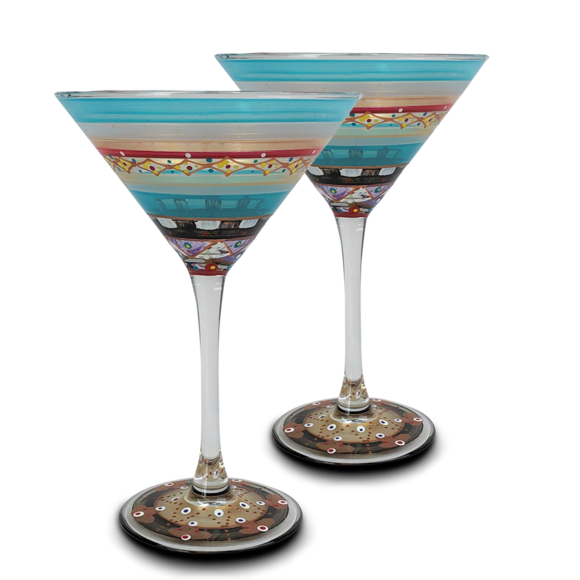 Moroccan Inspired Martini Glass