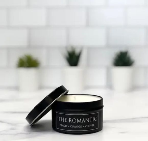 The Romantic 6oz Tin Candle